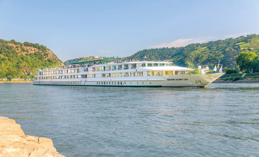 Le MS Gérard Schmitter sur le Rhin