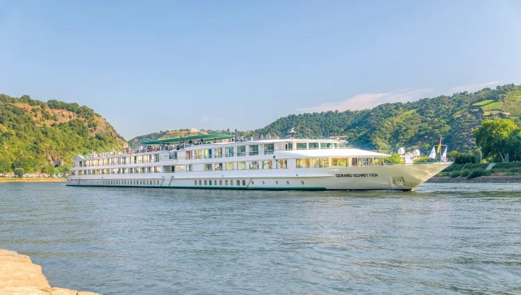 Le MS Gérard Schmitter sur le Rhin