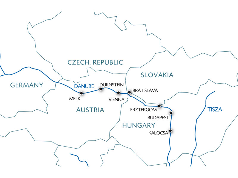 Hiking Cruise 2024 With Mountain Guide CroisiEurope Cruises   Map River Danube Wbb