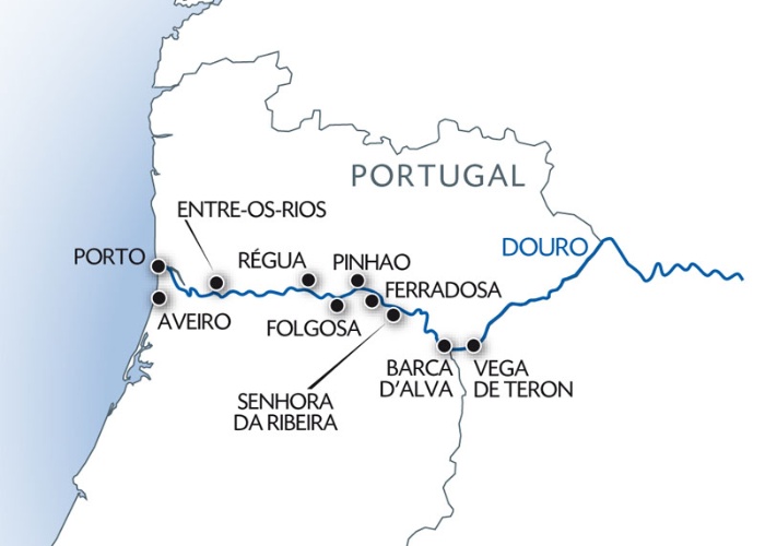 Carte Fluviale Douro - POI 