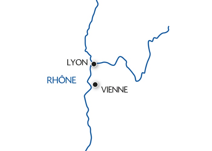 France - Rhône - Lyon - Week-end de fête en Croisière sur le Rhône - Années 90
