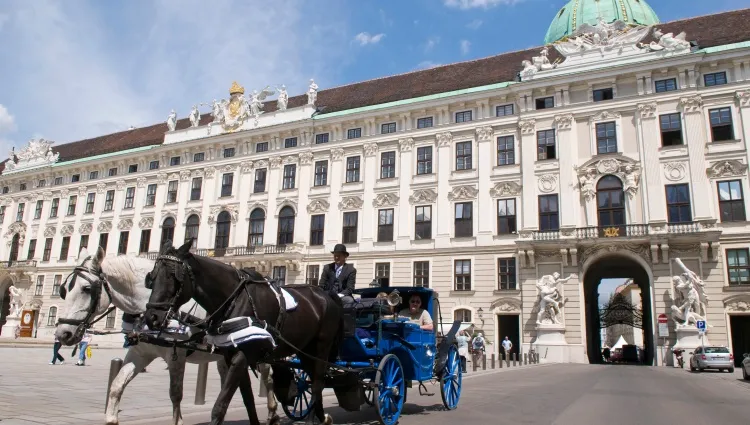 Le palais de Hofburg à Vienne 