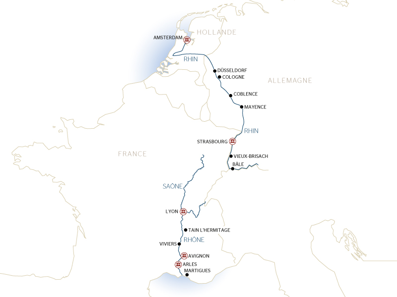 De la Méditerranée à la mer du Nord (formule port/port) - 14