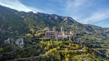 Vue panoramique sur le Monastère Sant Pere De Rodes 