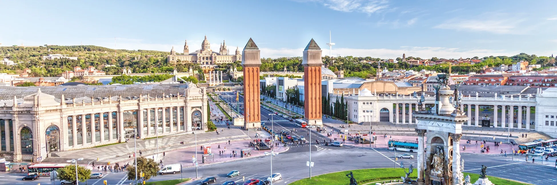 Vue sur la ville de Barcelone 