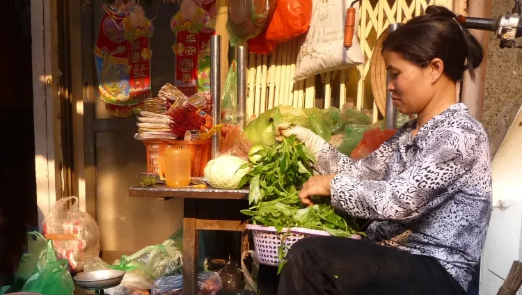 Marché Hamoi au Cambodge 