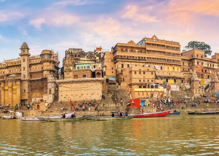 Croisière sur le Gange entre Calcutta et Bénarès & splendeurs du Rajasthan