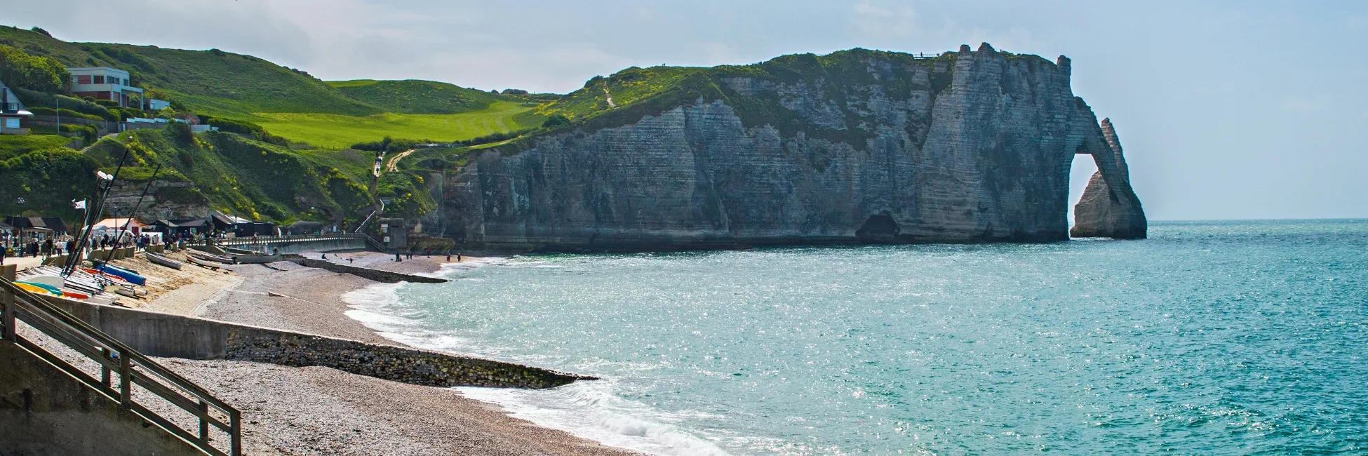 La plage des côtes d'Albâtre 