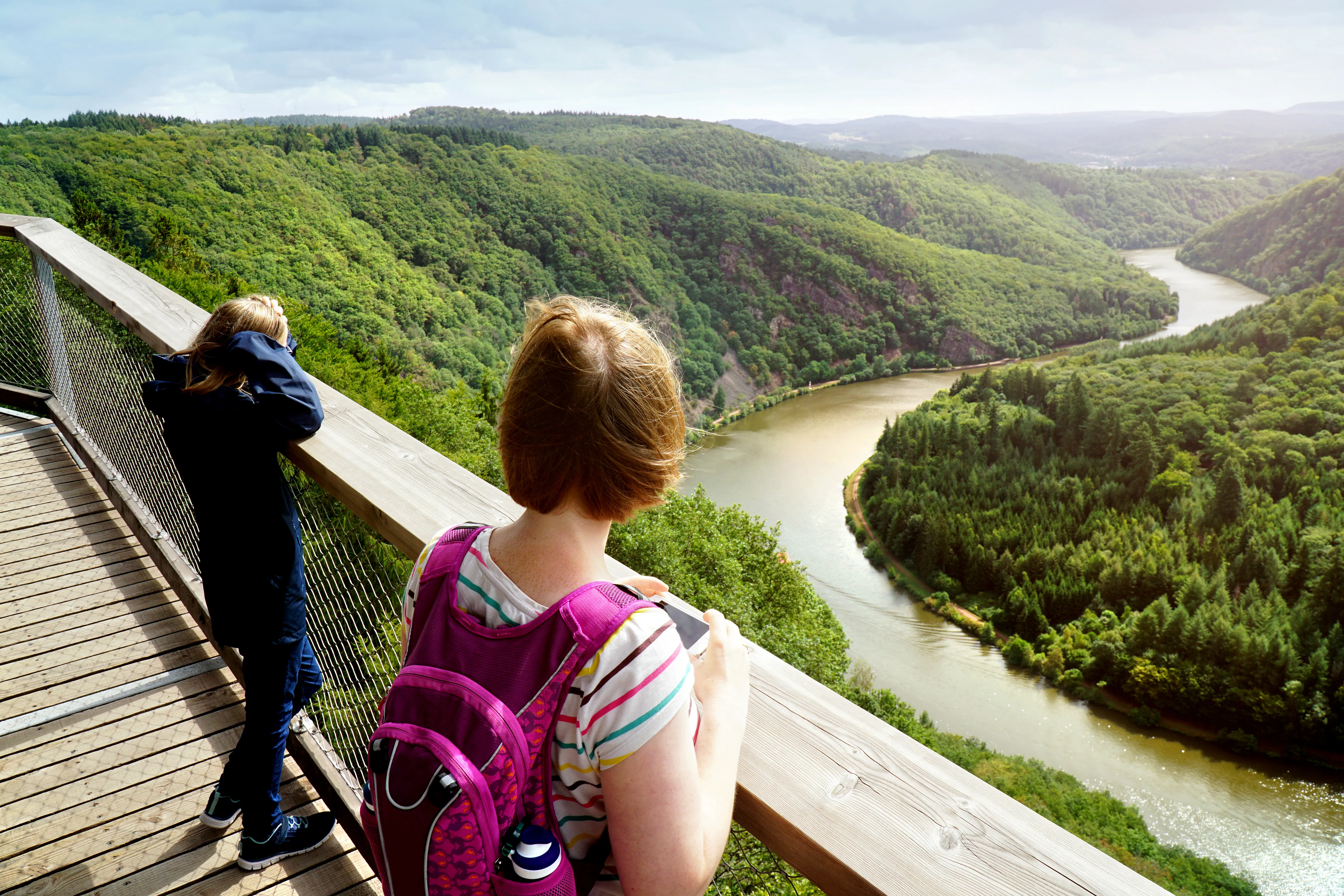 Vue du baumwipfelpfad en Foret Noire 