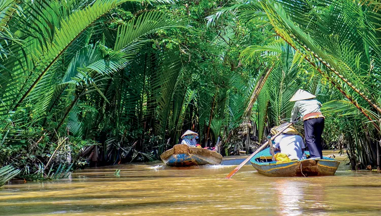 La vie sur le Delta du Mékong au Cambodge 