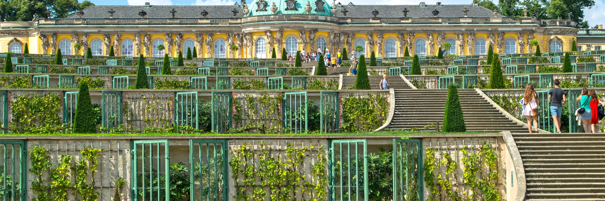 Le palace Sans Souci à Potsdam 