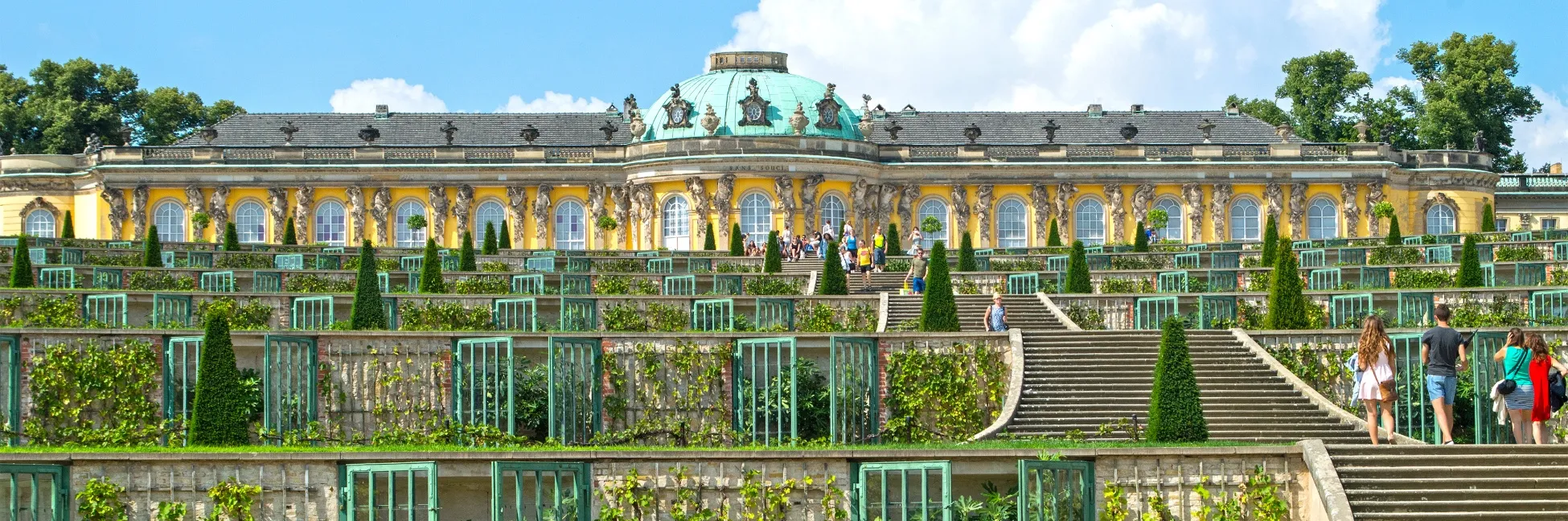 Le palace Sans Souci à Potsdam 