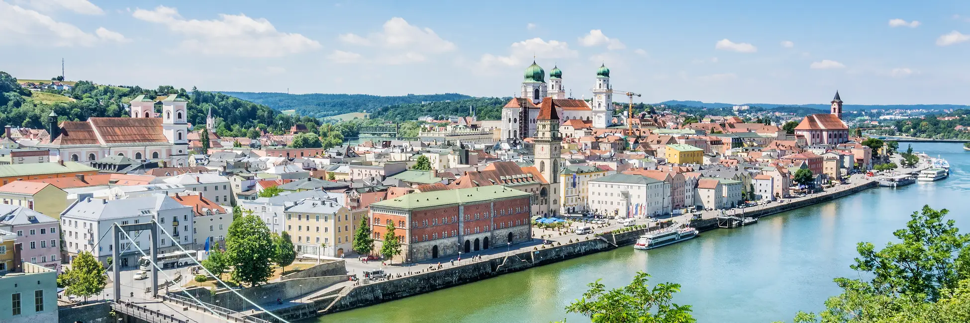 La ville de Passau en bavière 