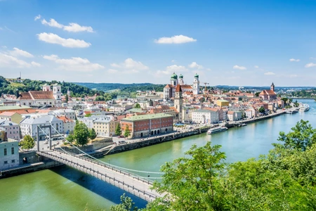 La ville de Passau en bavière 