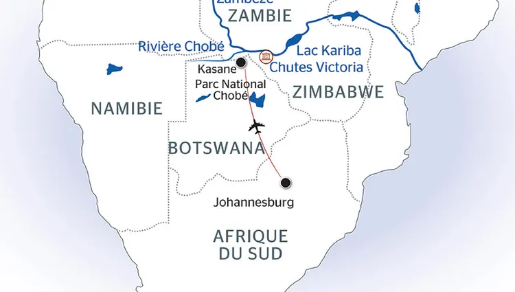 Carte Afrique Australe - 11A
