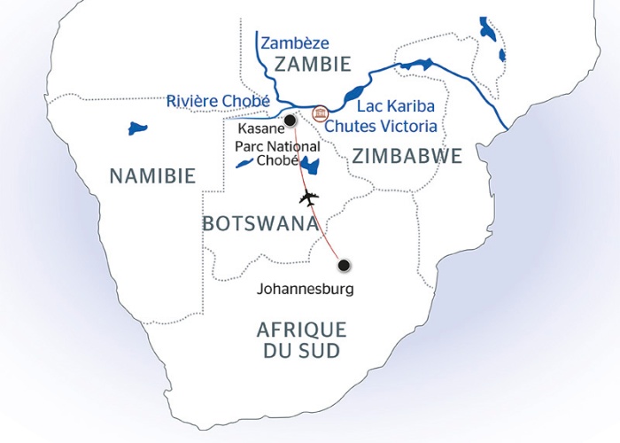 Carte Afrique Zambeze - 11A