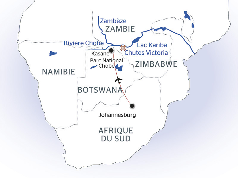 Carte Afrique Zambeze - 11A