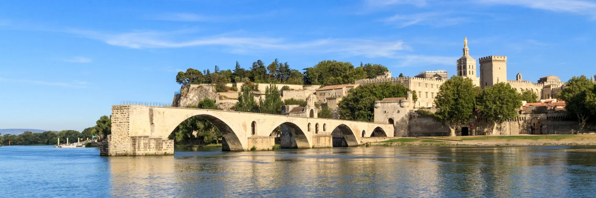 Vue sur la ville d'Avignon