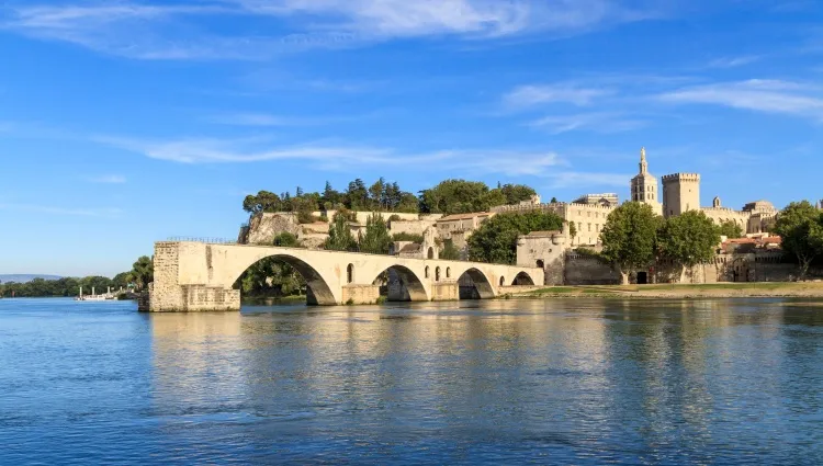 Vue sur la ville d'Avignon