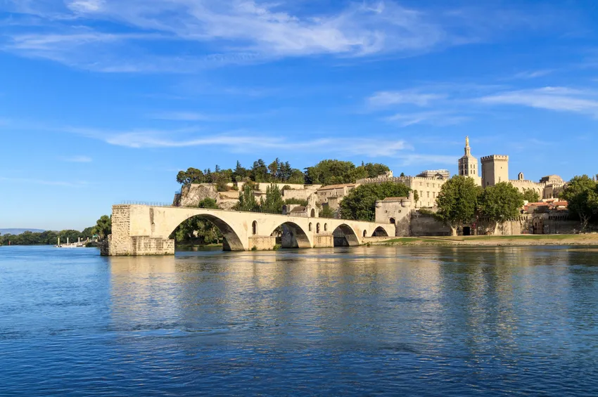 Vue sur la ville d'Avignon