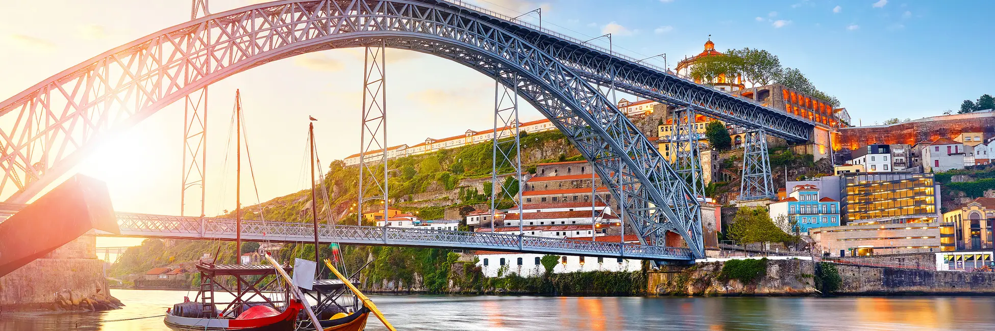 Vue sur le pont de Porto 