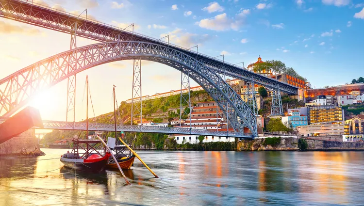 Vue sur le pont de Porto 