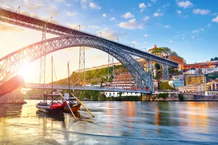 Vue sur le pont de Porto 