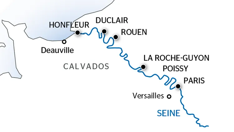 rouen to paris river cruise
