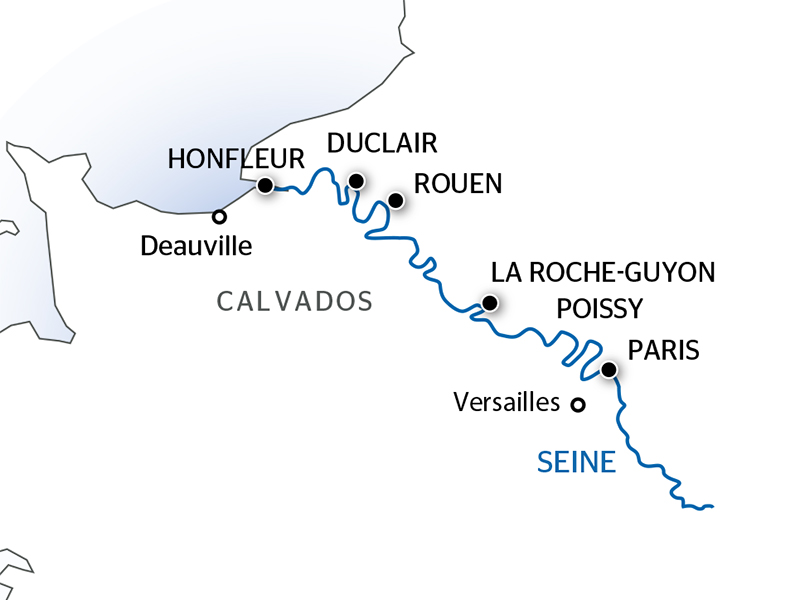 rouen to paris river cruise