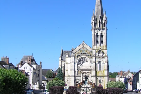 The church of Saint Etienne in Briare