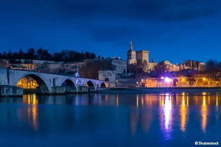 Vignette Avignon de nuit 