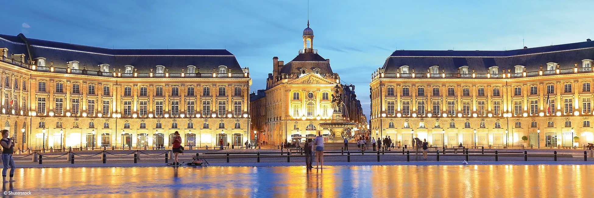 Slider place de Bordeaux de nuit 