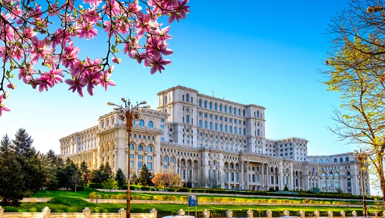 L'immense parlement de Bucarest 