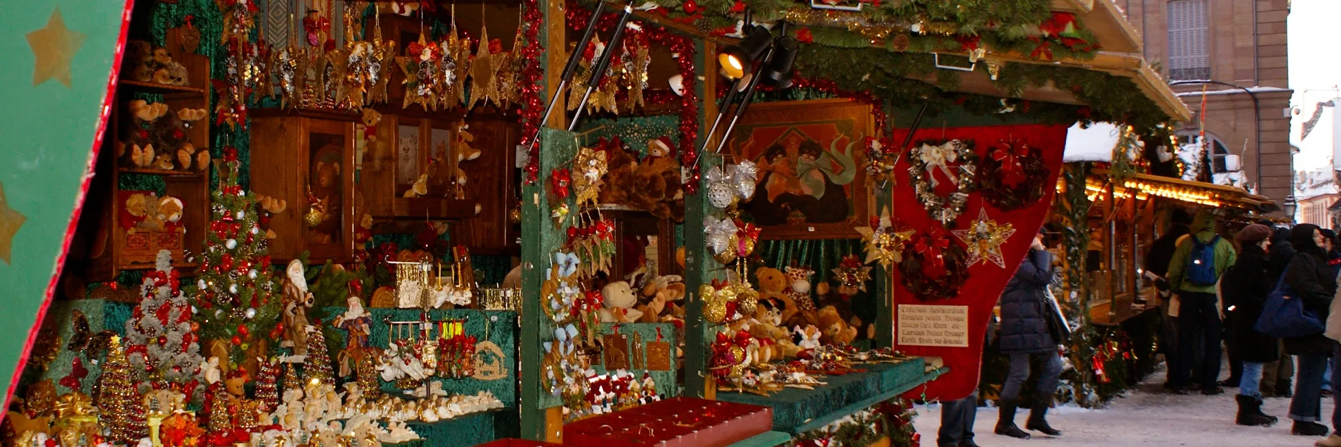 Stand au marché de Noël de Strasbourg 