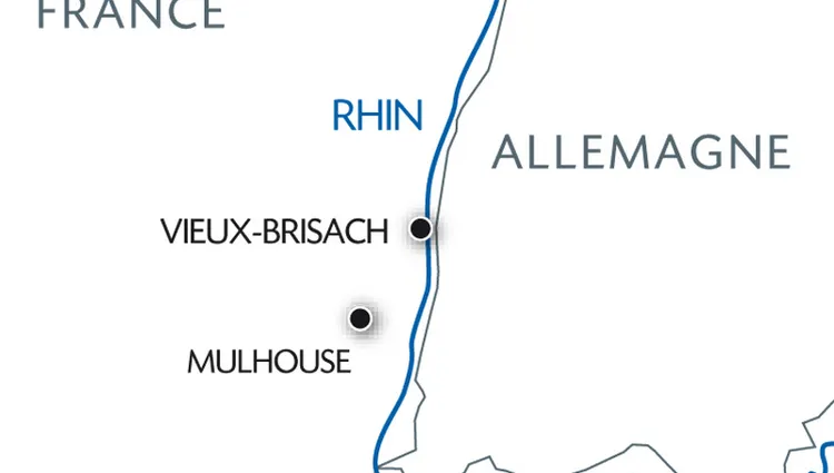Carte Fluviale Rhin - TMH