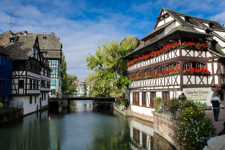 District of La Petite France in Strasbourg