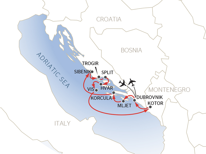 Adriatic Sea Cruises 20242025 Croatia CroisiEurope Cruises