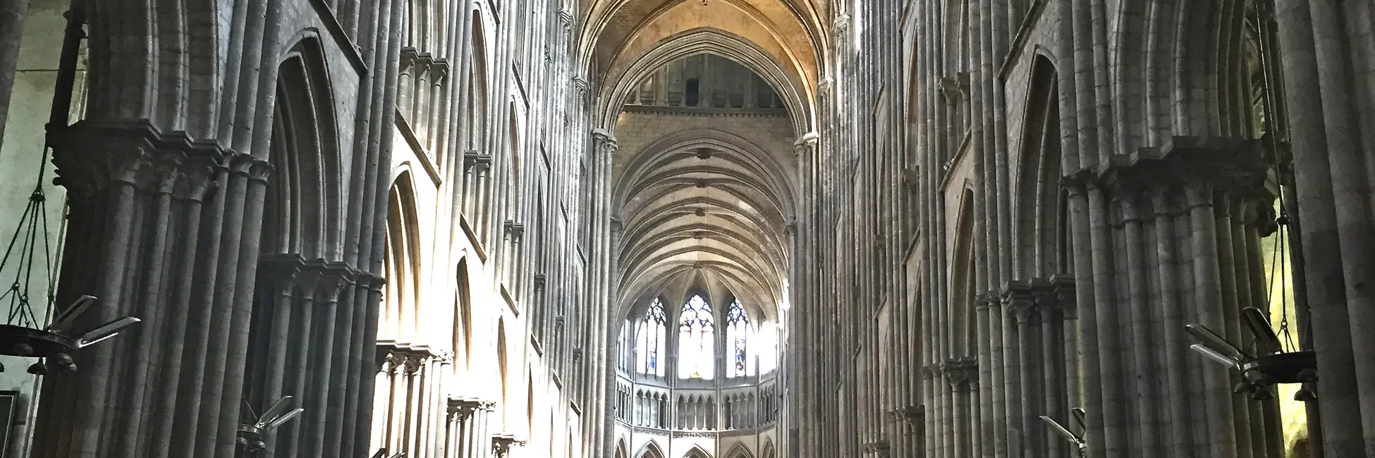 Intérieur de la cathédrale de Rouen 