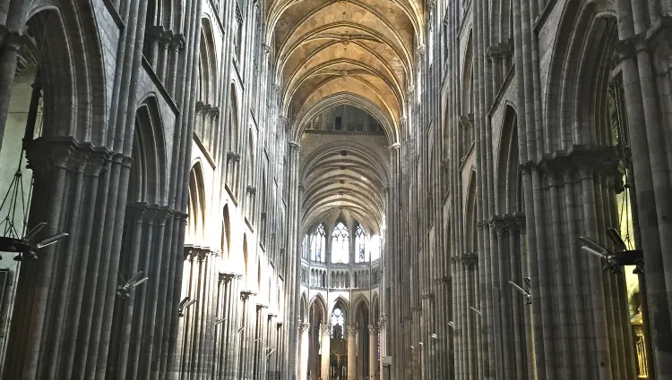 Intérieur de la cathédrale de Rouen 