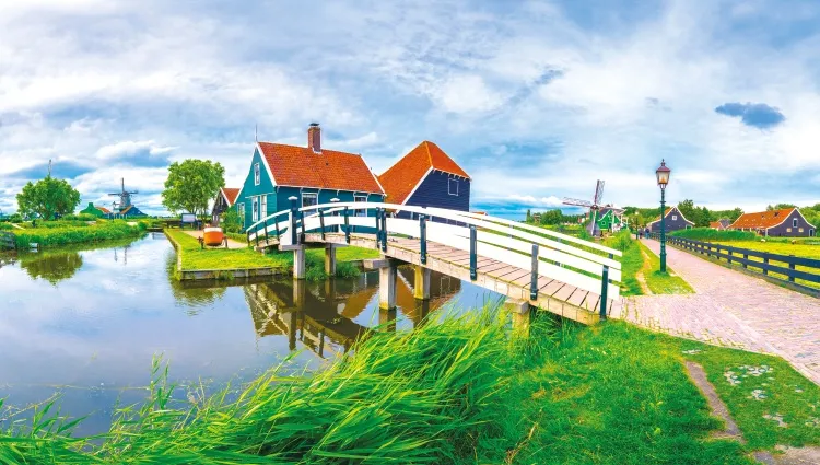 Village de Zaanse Schans et sa nature