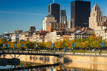 Montréal, sur les rives du Saint Laurent