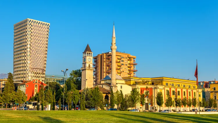 Centre ville de Tirana 