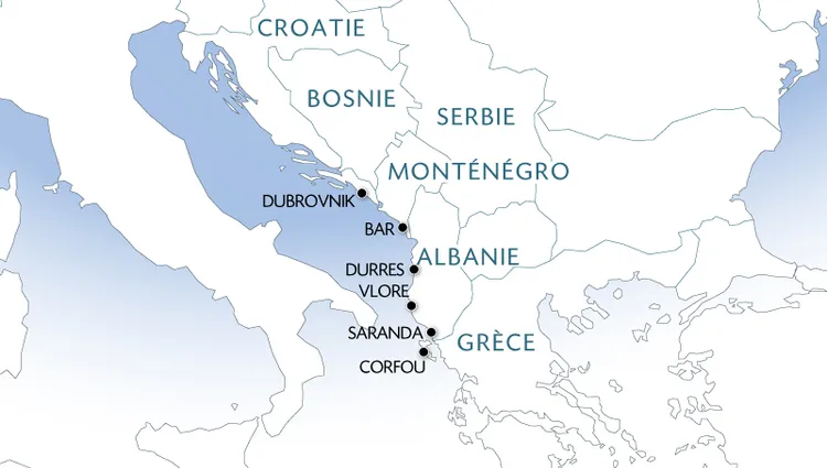 Carte Maritime Méditerranée - DCA PP