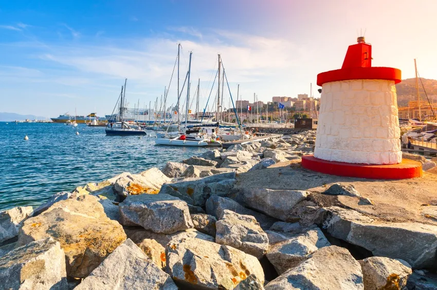 Le port d'Ajaccio 