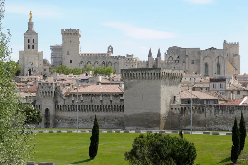 Le palais des papes à Avignon 
