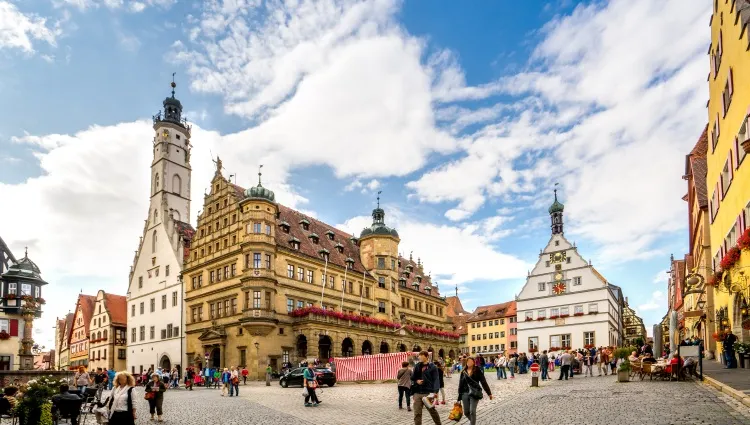 Le centre-ville de Rothenburg 