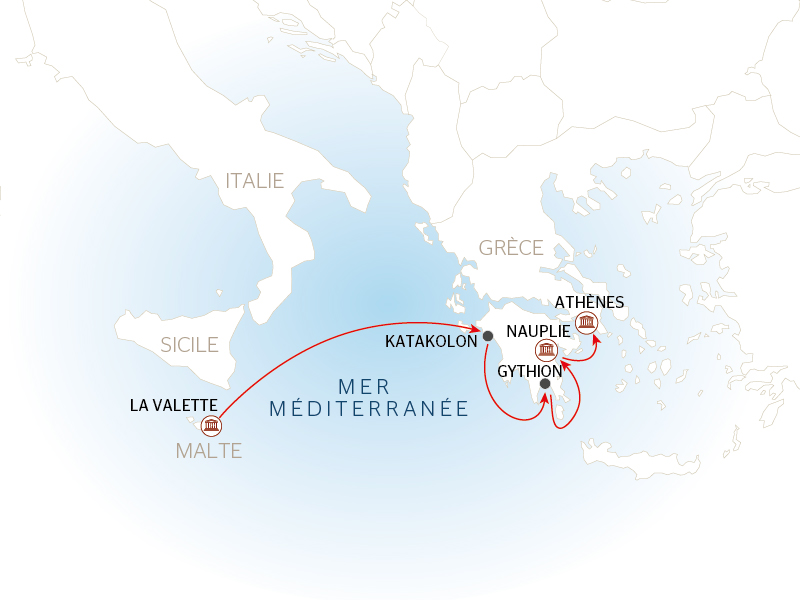 Merveilles de la Méditerranée, de Malte à la Grèce Antique (formule port/port) - 9