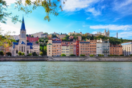 France - Rhône - Lyon - Week-end de fête en Croisière sur le Rhône - Années 90