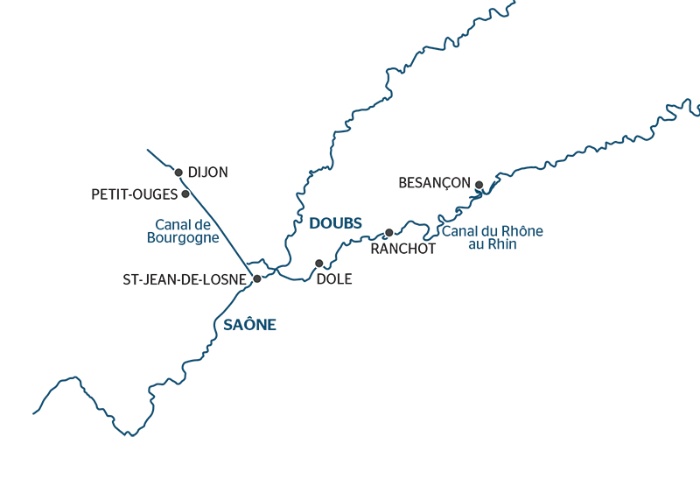La vallée du Doubs et la Bourgogne (formule port/port) - 8