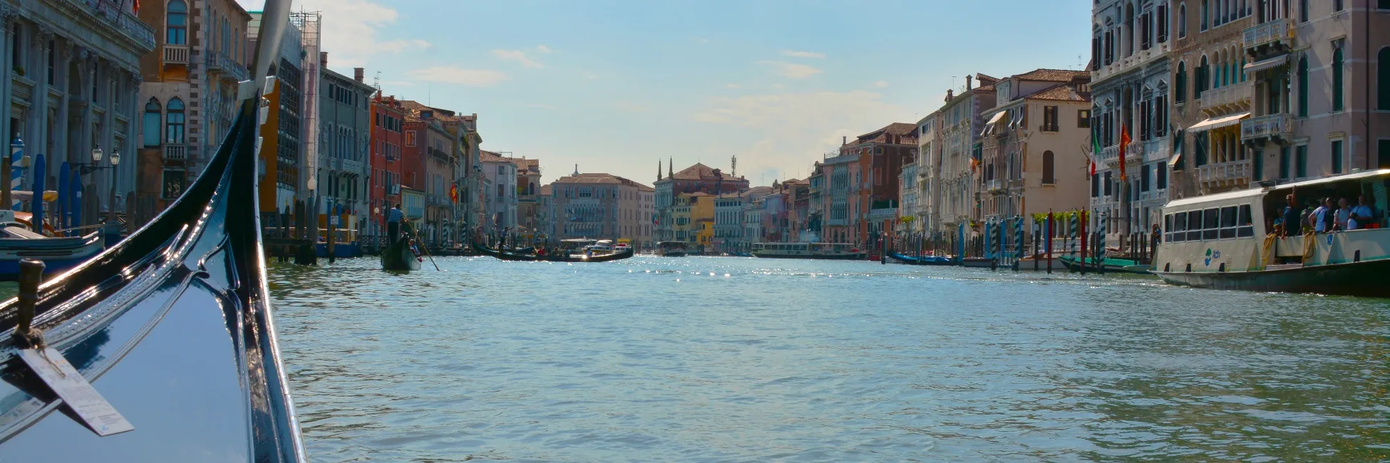 Balade en gondole sur le grand canal 